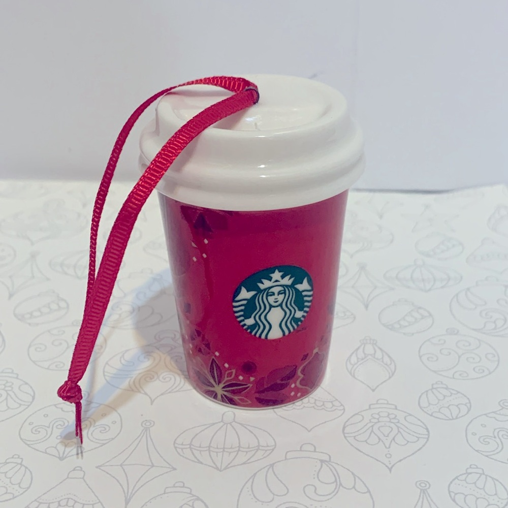 Starbucks Red Cup Christmas Ornament mini